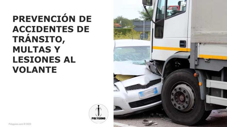 Curso de prevención de accidentes de tránsito, multas y lesiones al volante